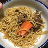 牛肉入り焼きそば