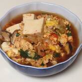 豆腐のキムチ煮