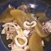 イカと大根の甘煮