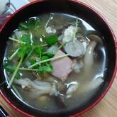 キノコのみそ汁