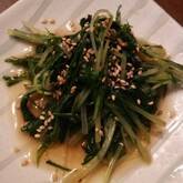 炒め水菜のお浸し