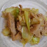 豚バラとキャベツのショウガ焼き