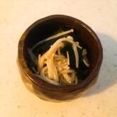 エノキとワカメのナムル