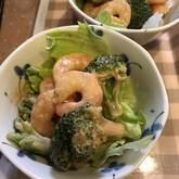 エビとブロッコリーのオーロラソース