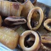 おふくろの味！しみしみ大根とやわらかイカの煮物