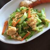キャベツと卵の炒め物