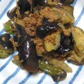 ナスとピーマンのみそ炒め