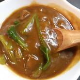 ホウレン草と豚のカレー