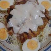 チキンソテーのシーザーサラダ