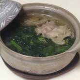 ピリ辛漬けダレの常夜鍋