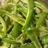 ピーマンのバターしょうゆ炒め