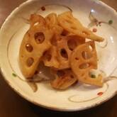 レンコンのバターきんぴら