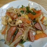 簡単基本！野菜炒め 具材たっぷり 卵ふわふわ