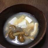 ナメコのみそ汁