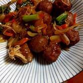 作り置き！麺つゆを使って肉団子の甘酢あん