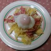 春キャベとベーコンの温サラダ