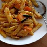 カボチャとカマンベールチーズのペンネ