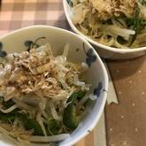 モヤシとピーマンのお浸し