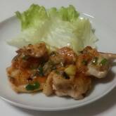 揚げ鶏・ネギソース