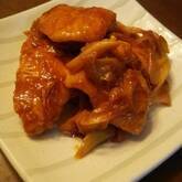 鶏と白ネギの韓国風みそ和え