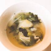 カブとベーコンのスープ