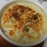 卵とソーセージのとろーりポテトグラタン