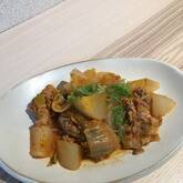 豚肉と大根のキムチ煮