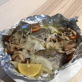 鱈の野菜たっぷり バターホイル焼き