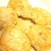 食べごたえバツグン！豆腐入りつくねバーグ