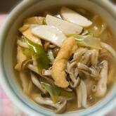 お揚げのあんかけうどん