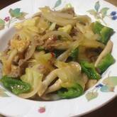 豚肉と野菜のピリ辛みそ炒め