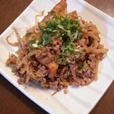 厚揚げのピリ辛肉みそあんかけ