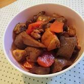 鶏肉とコンニャクの甘煮