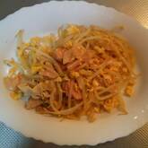 モヤシの卵とじ