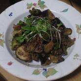 ナスの中華みそ炒め