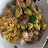 牛肉とアボカドの照り焼き