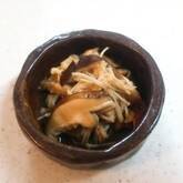 キノコのショウガしょうゆ煮