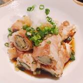 ゆでモヤシの豚肉ロール