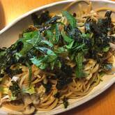 たっぷりキノコとベーコンの和風パスタ