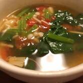 野菜たっぷりトマトのスープ