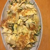 豆腐とオカヒジキのチャンプルー