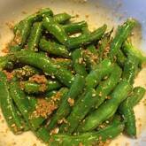 定番おかず インゲンのゴマ和え
