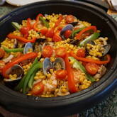 お家で簡単パエリア ホットプレートで作る