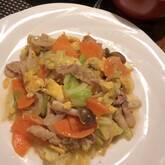 ふんわり卵入り野菜炒め