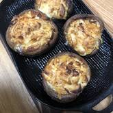 シイタケのネギマヨ焼き