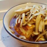 厚揚げのキノコだしがけ