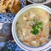 チキンボーンブロスで豆腐入りサンラータン