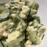 簡単お手軽！キュウリと卵のサラダ