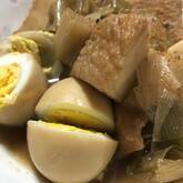厚揚げと卵の煮物