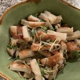 モヤシとちくわのゴマ酢和え